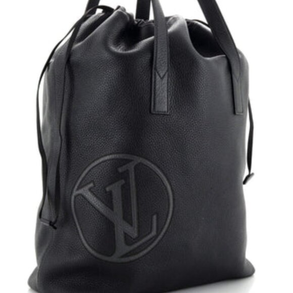 LOUIS VUITTON Cabas Light Drawstring Bag Initials Taurillon Leather - Picture 10 of 10